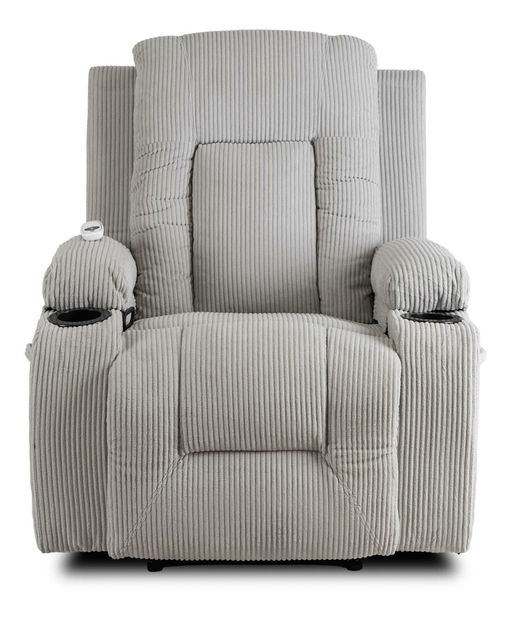 Masažna fotelja Banesto (svijetlosiva) 