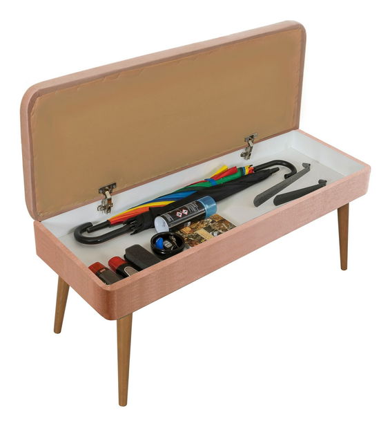 Mobilier pentru hol Maluxe 984 (Stejar sonoma + Piatră)