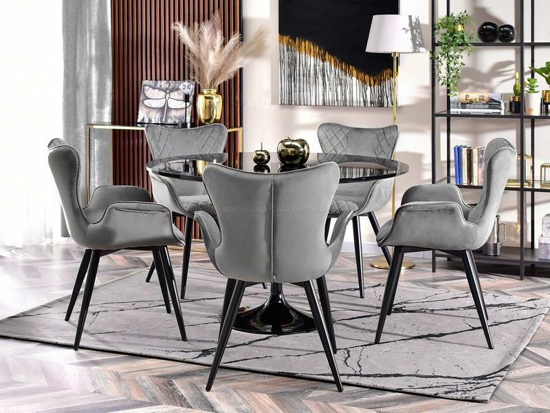 Scaun Kammel (gri + negru)