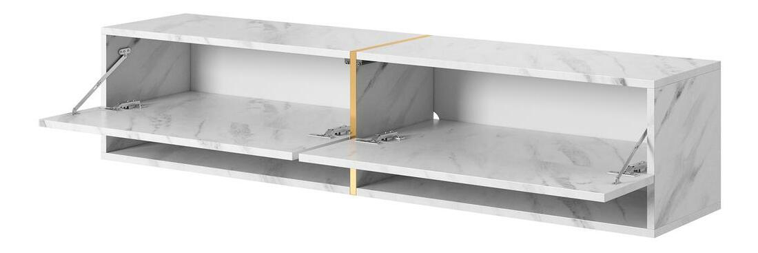 Masă TV Myrtha 140 (marmiură alb)