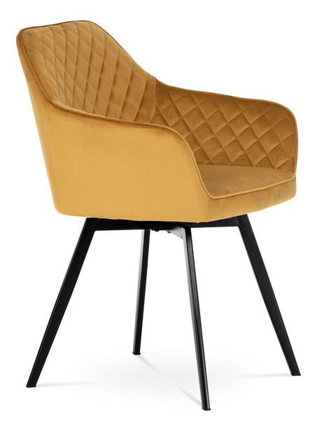 Blagovaonska stolica Danarra-425-YEL4 (žuta + crna)