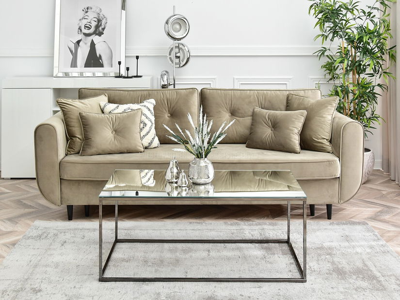 Stolić za kavu Bella Xl (krom + crna)