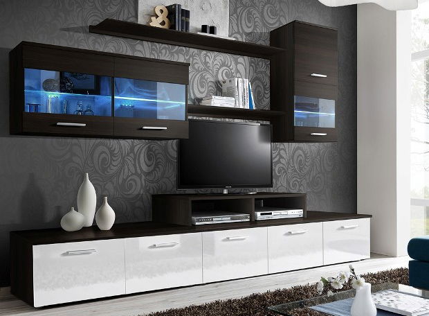 Obývacia stena Logo II 23 EMW L2 (s osvetlením)