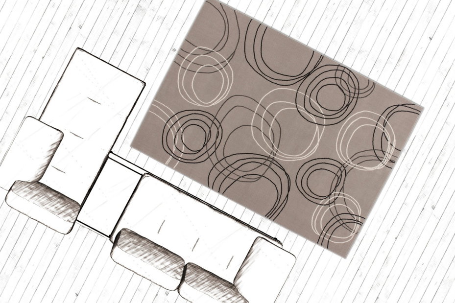 Kusový koberec Contempo 105 Silver (110 x 60 cm)