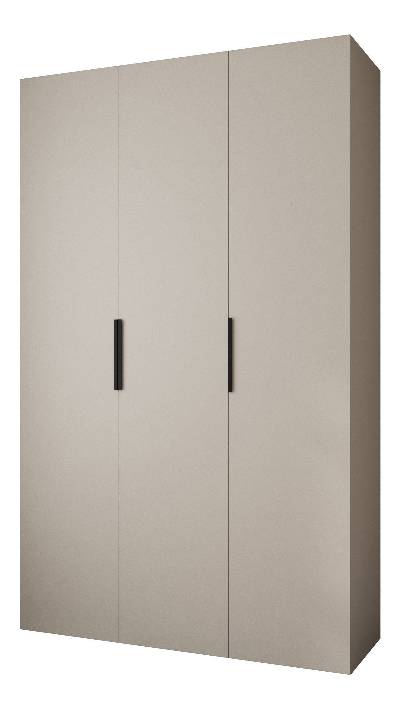 Ruhásszekrény 150 cm Carmela 40-4 (kasmír + fekete)