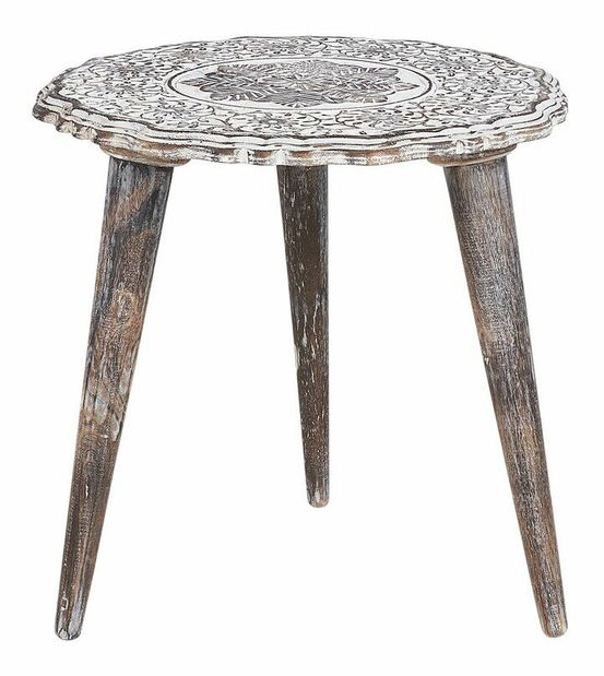 Set 2 ks măsuțe cafea Adelio (lemn închis)