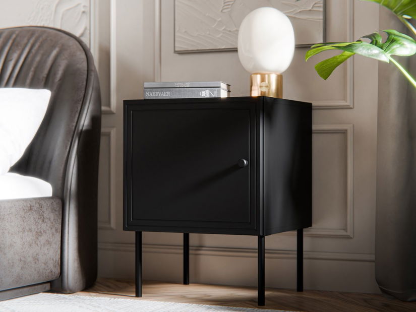 Set 2 noptiere Godzes Bis (Negru) 