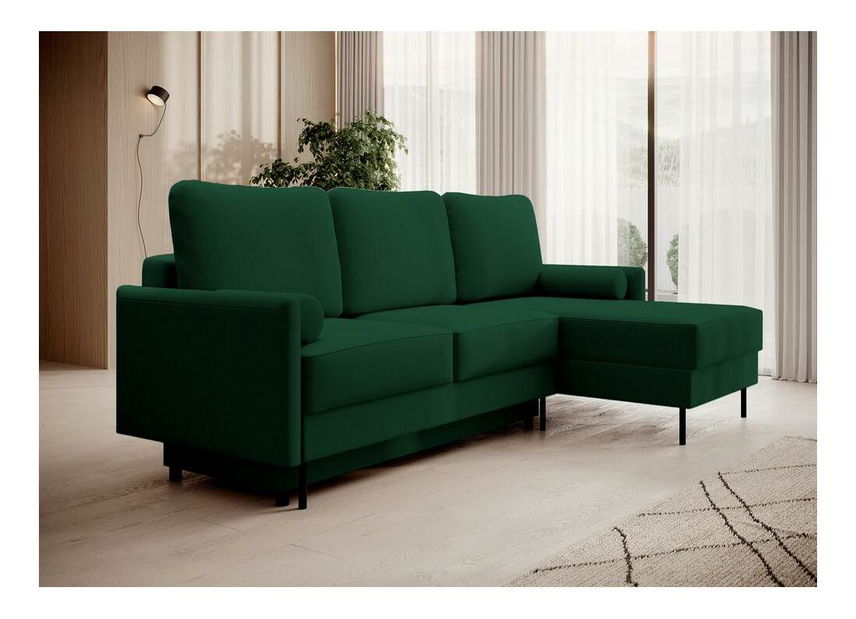 Rohová sedacia súprava Toblera L (zelená)