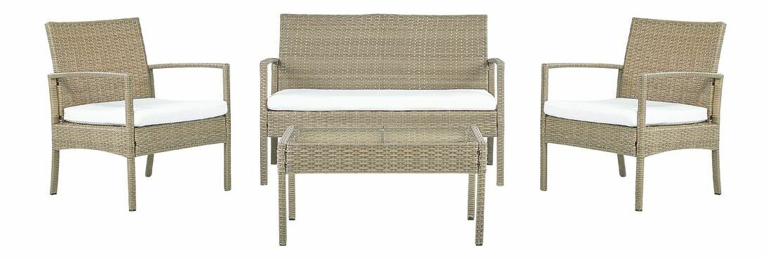 Vrtni set Marseille (bež)