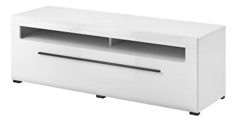 TV asztal Tashia Typ 40 (fehér + magasfényű fehér)