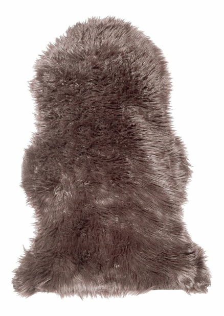 Koberec z umelej kožušiny Munza (hnedá)