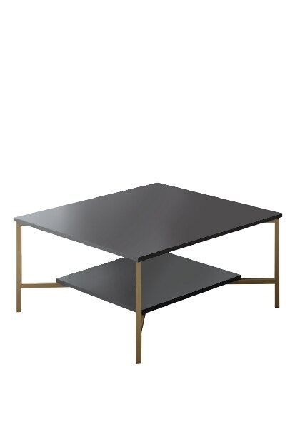 Mobilier living Golden (Antracit + Auriu)