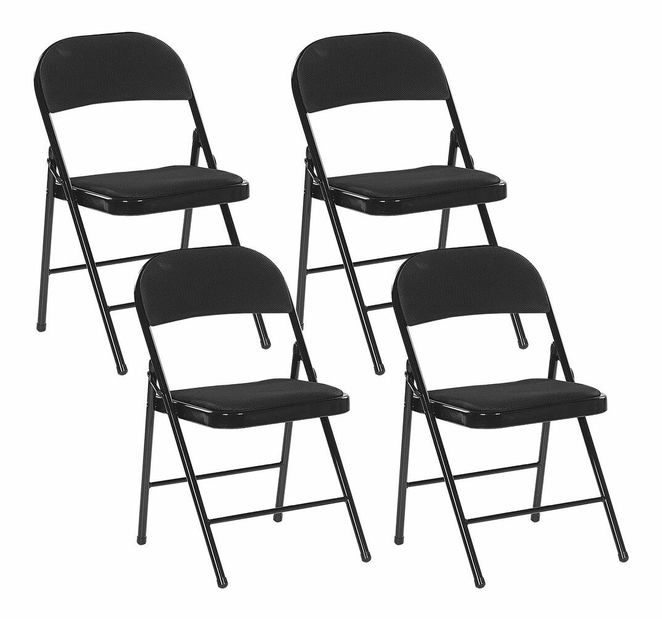 Set 4 buc. scaune de sufragerie SARPO (negru)