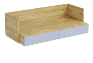 PC stolić Mozelle 2S (hikor + plava)