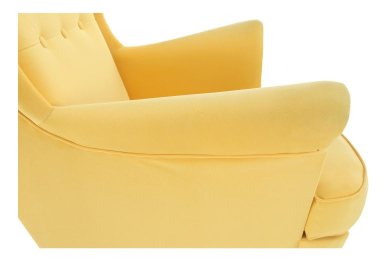 Kreslo Rytu (žltá + wenge) *výpredaj