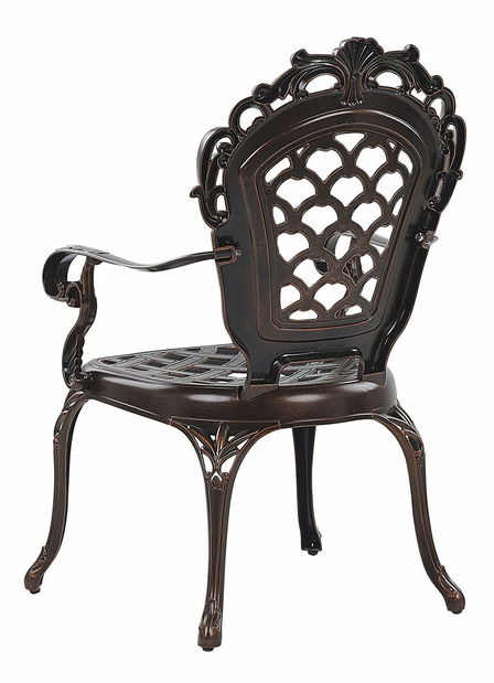 Kerti szék szett 2db LIZZI (alumínium) (barna)