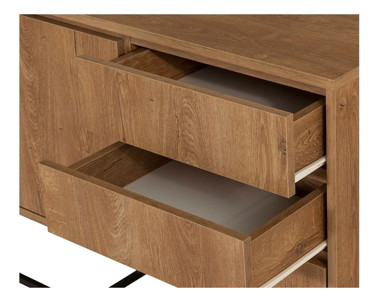 Set za dnevni boravak Laxi 19 (orah + crna)