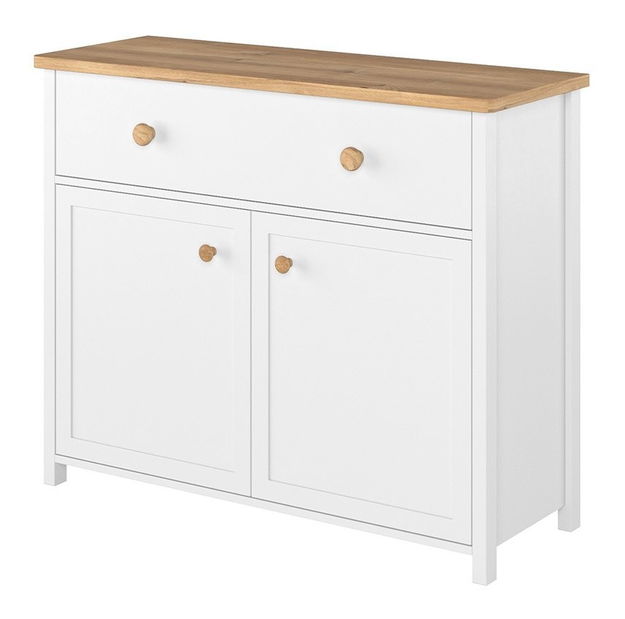 Komoda Kokos KS-5 (biela + dub nash)
