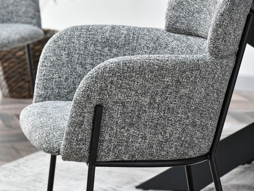 Szék Baggie K (szürke + fekete)