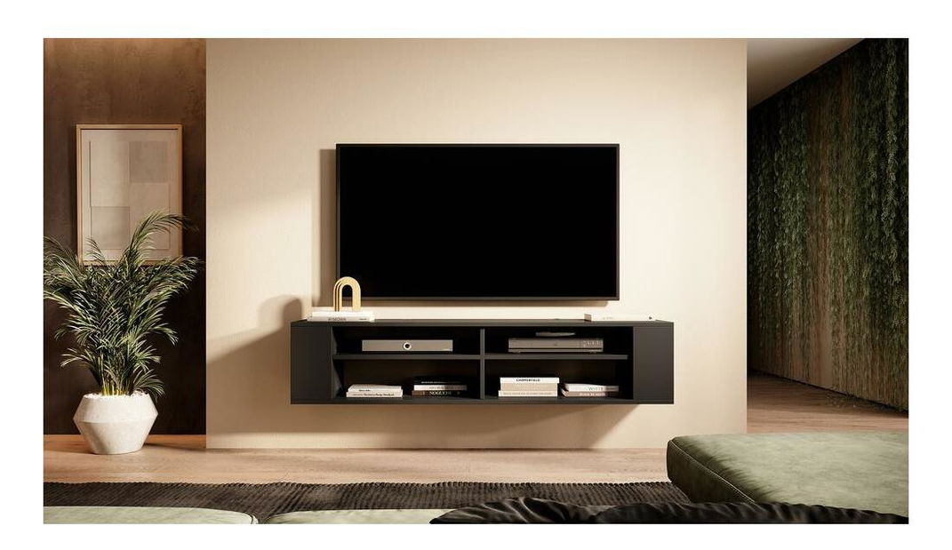 TV skrinka/stolík Walker 140 (čierna)