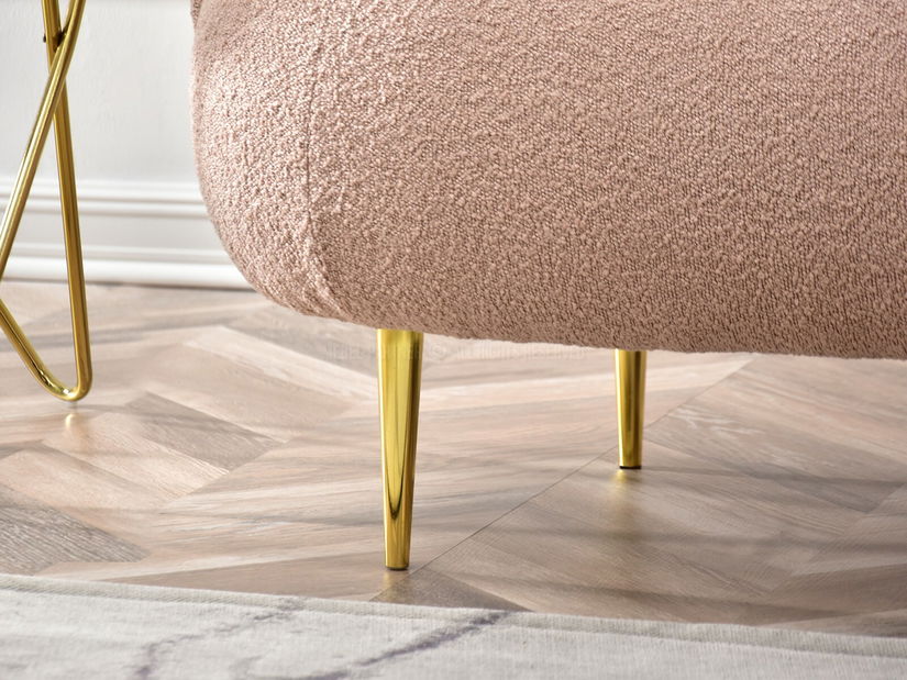 Canapea Canapea trei locuri Cadmio 3 (auriu)