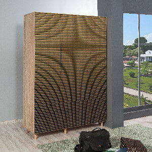 Šatníková skriňa Modern (Dub sonoma)