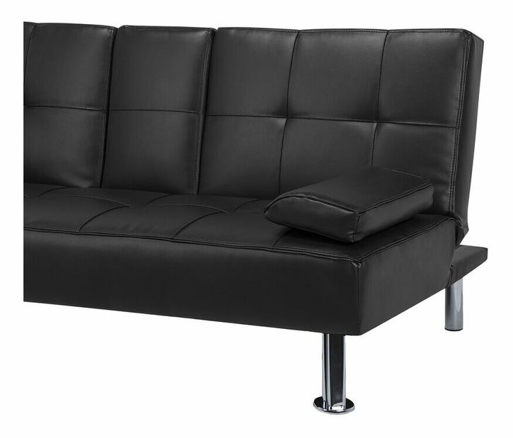 Háromszemélyes kanapé Risede (fekete)