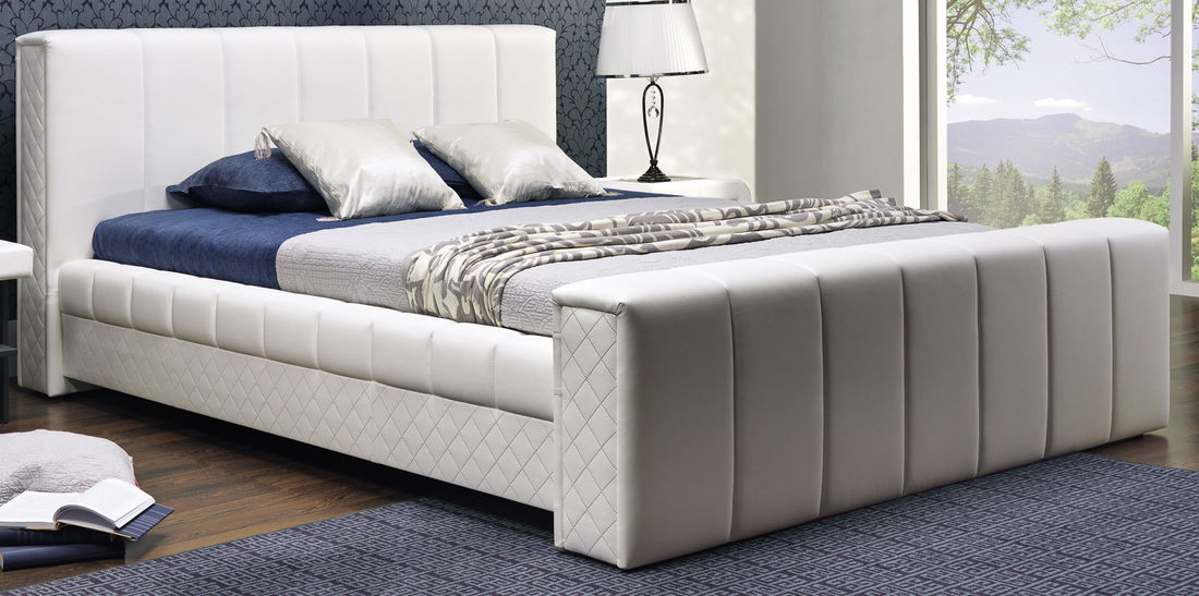 Manželská posteľ 160 cm Magnat (s roštom a úl. priestorom)