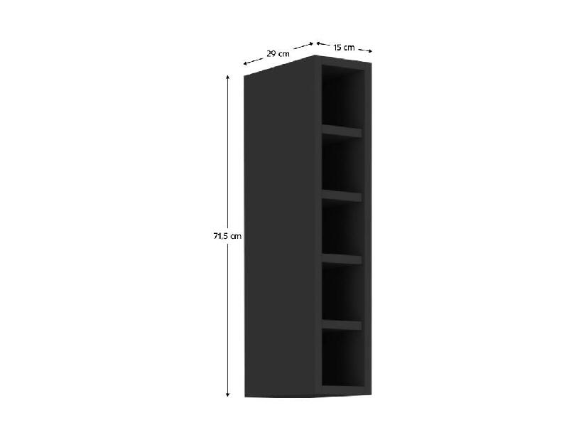 Ușă pentru mașina de spălat încorporată Arikona ZM 713x446 (cașmir + negru) 