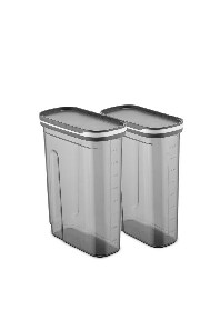 Set posuda za pohranu hrane (2 kom.) Berto 02 (antracit)