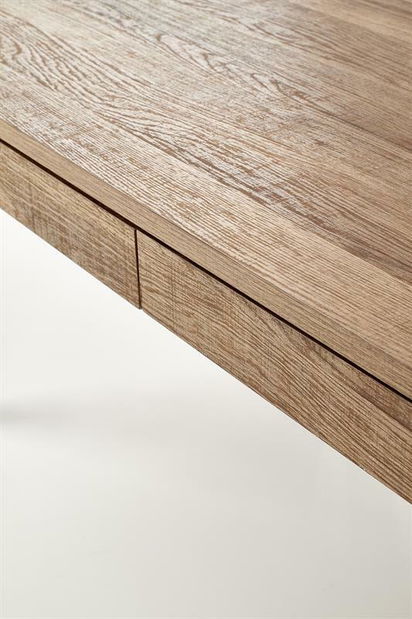 Stolić za kavu Tulnp (prirodno drvo + crna)