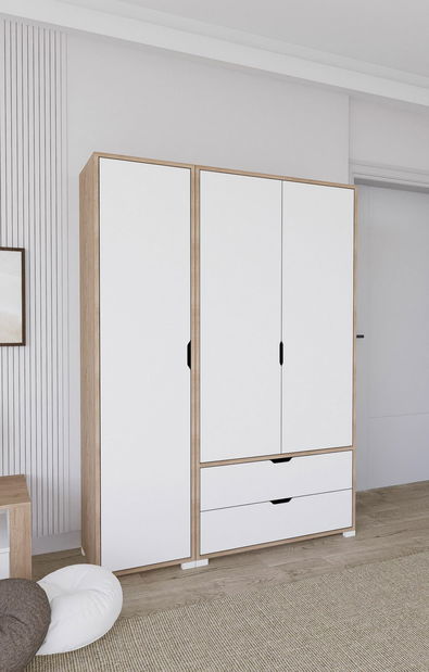 Ormar za garderobu Nissindira (svijetli orah)