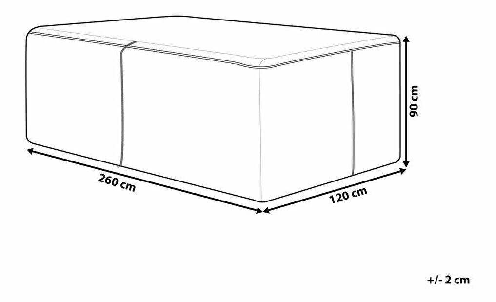 Ochranná plachta VERO, TALIAN, VENETO (nylon) (sivá)