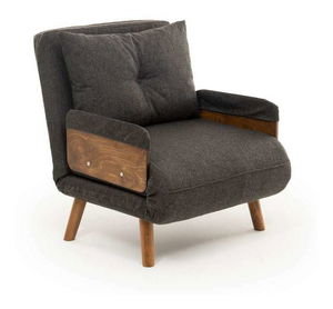 Fotoliu Como cu (gri închis)