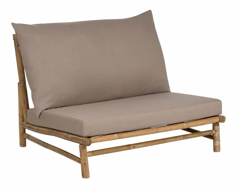 Set 2 buc scaune de grădină Theta (lemn deschis + gri închis) 