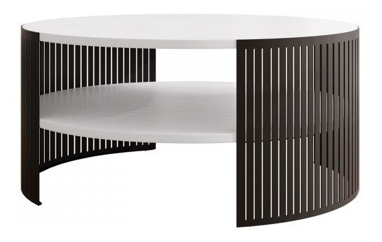 Dohányzóasztal Zentono (fekete + dió dohány)