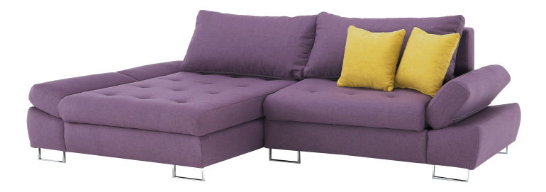 Sarokkanapé Grena (lila + mustár) (B)