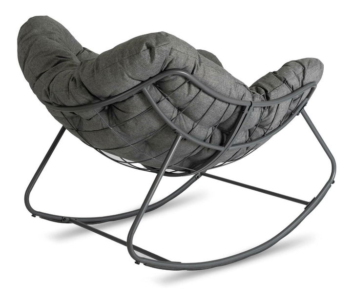 Fotelja za ljuljanje Levantado (siva) 