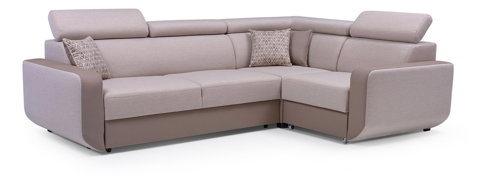 Colțar Elden (Bej + Maro deschis) (D)