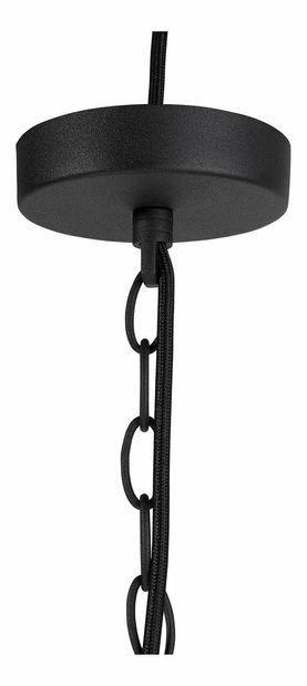 Závesná lampa Theos II (čierna)