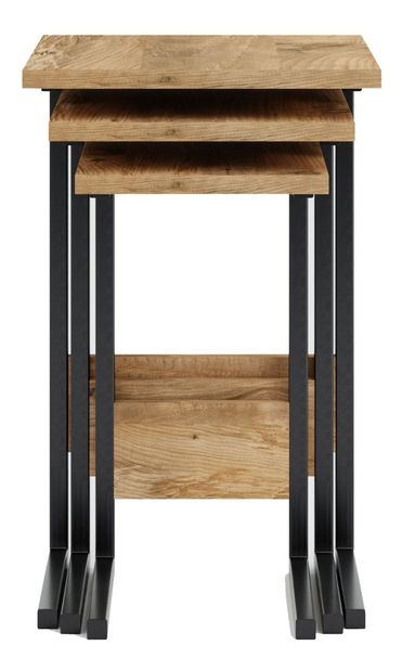 Set stolića za kavu Zigmund (bor atlantic)