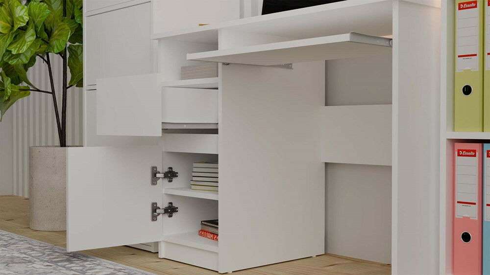 PC stolík Promovera 1 (biela) (P)