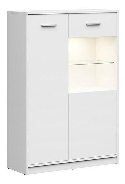 Vitrină Nepo Plus 24 (alb) 
