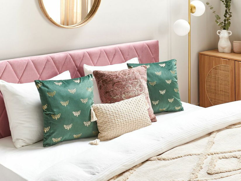 Set 2 buc perne decorative 45 x 45 cm Yuzza (verde)