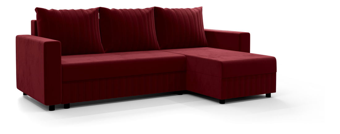 Sarok ülőgarnitúra Peak L (piros) (J)