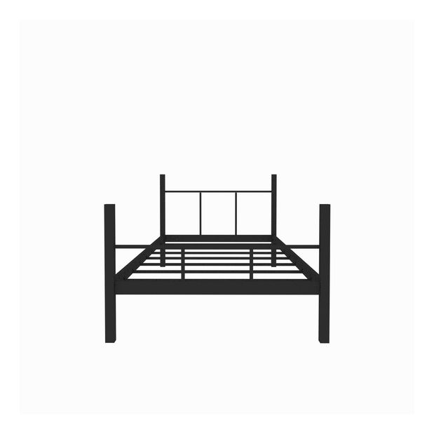 Jednolôžková posteľ 90 cm Genre (čierna)