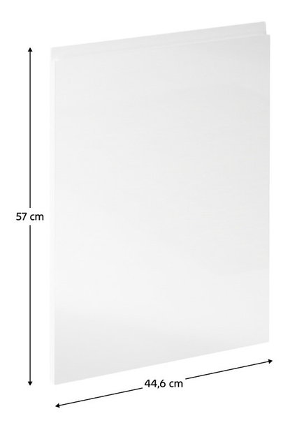 Uși pentru mașina de spălat vase încorporată 44,6x57 Aurellia ( alb lucios)