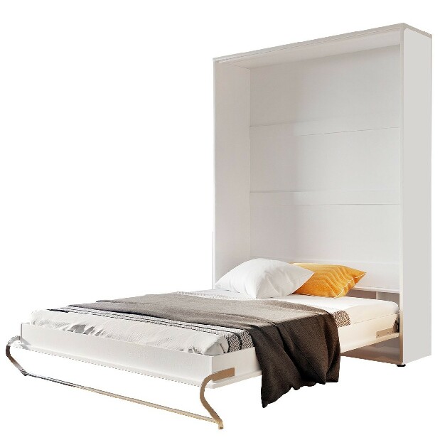 Sklápacia posteľ Callista Pro I (biela + lesk biely) (120x200)