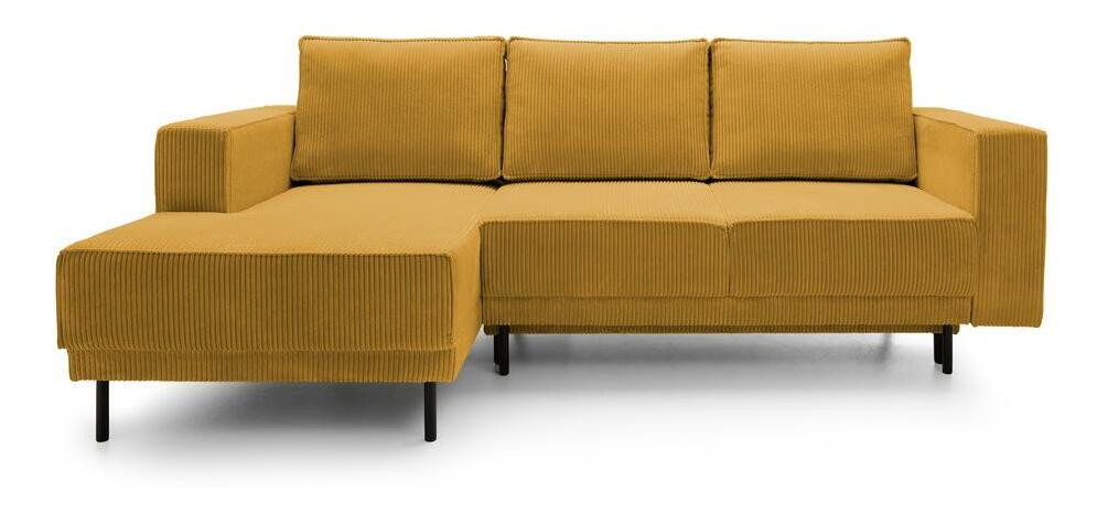 Sarokkanapé Rodriguez mini (B) (mustár + fekete)