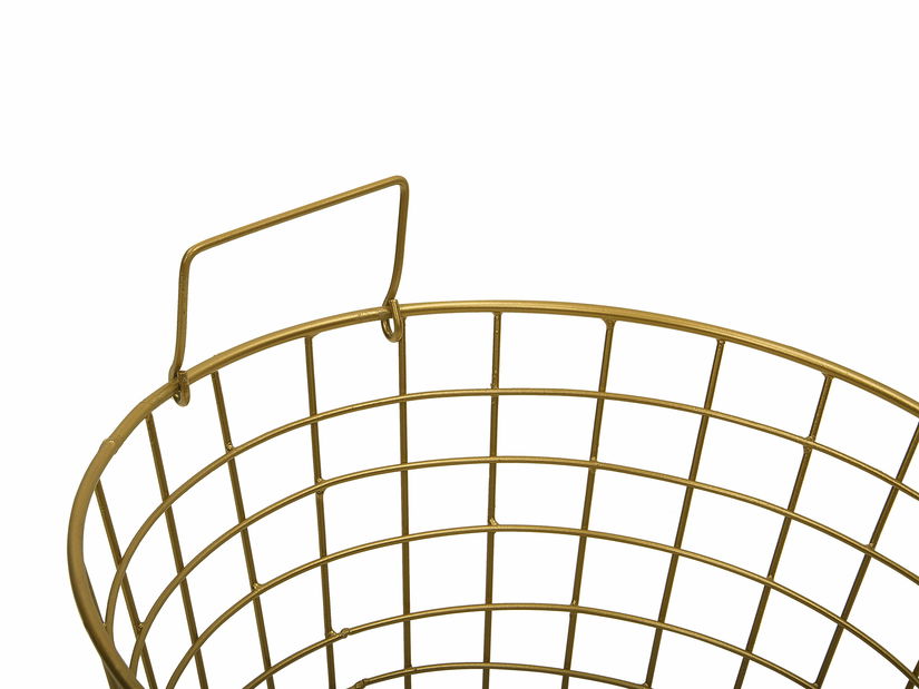 Metalni koš NUTIM (metal) (zlatna)